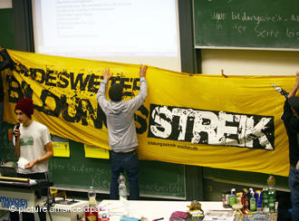 vokietijos studentu streikas